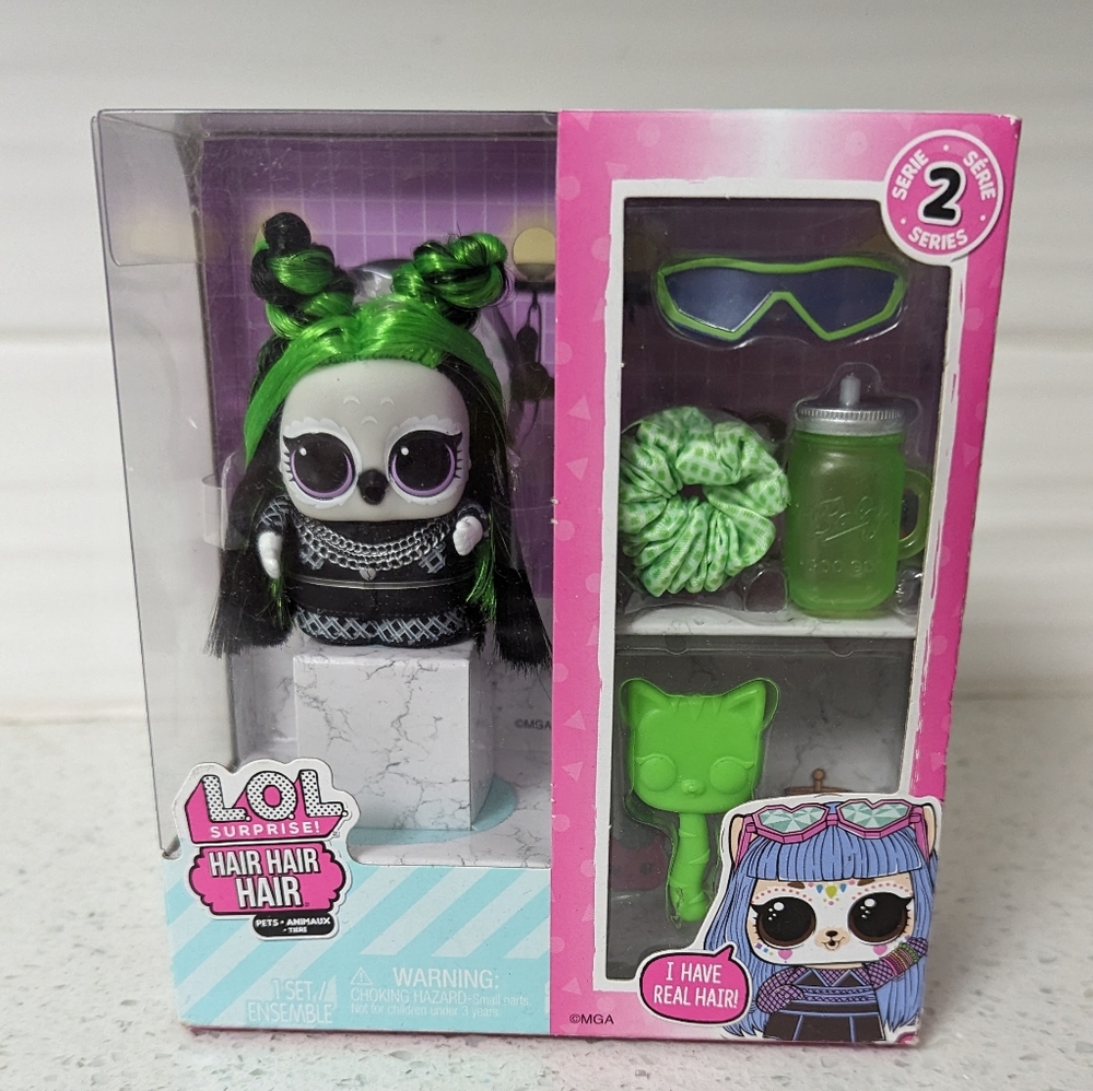 L.O.L. Surprise! Green and Black Doll with Accessories